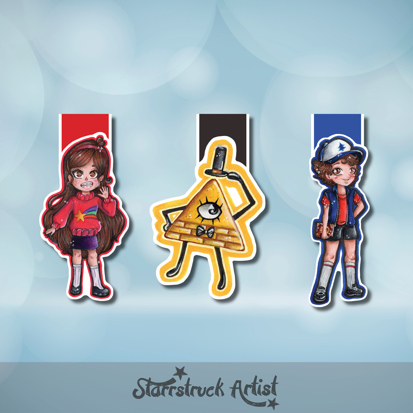 Gravity Falls Magnetic Bookmarks